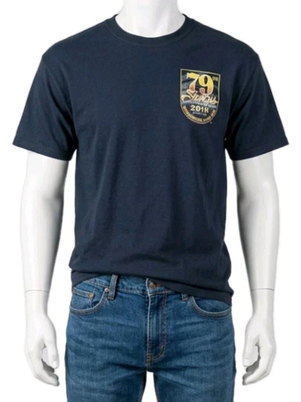Sturgis Mens XL T-Shirt 79th Anniversary Black Motorcycle Rally Graphic Tee